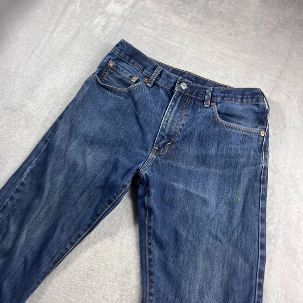 Levis 517 Bootcut Jeans Mens 33x30 Medium Wash Blue Cotton Denim 517-0217